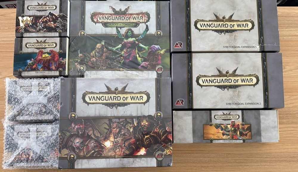 Archon Studio Vanguard of War Lot – Core Game + 8 Expansions! MINT *READ*