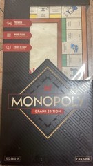 Brand New MONOPOLY GRAND Luxury Edition Folding Wood Board Rare Gift! SEALED