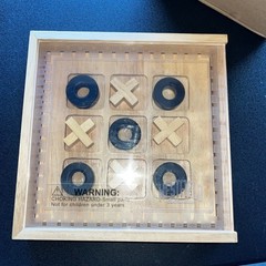 Westfield Collection Wooden Tic Tac Toe Game Board Fun for All Ages