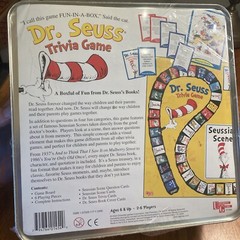 Dr. Seuss Trivia Game Collectors Tin By University Games SEALED