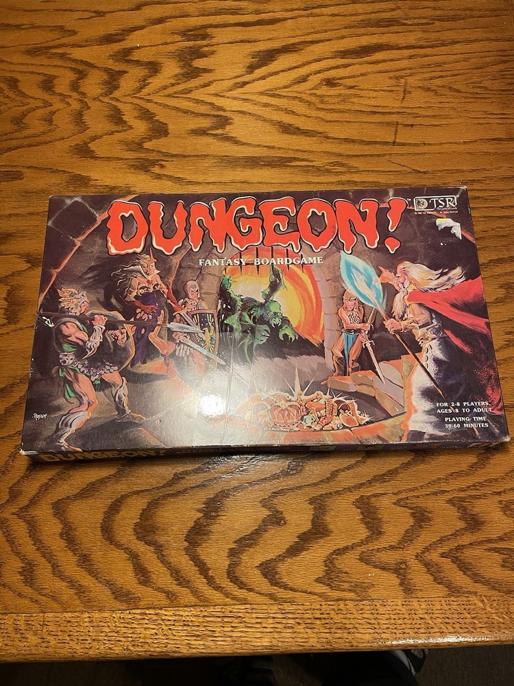 Dungeon Fantasy Board Game TSR Wizards Monsters Treasure – READ 1981