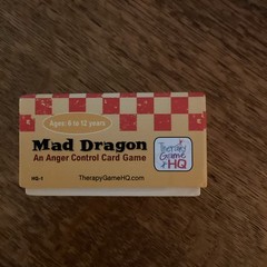 Mad Dragon Anger Control Card Game for Children 6-12 Years ADHD Therapy Game