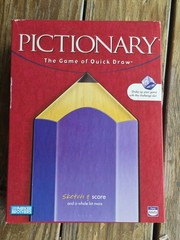 PICTIONARY with a CHALLENGE DIE Board Game, Read Description