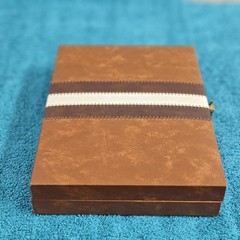 Vintage Magnetic Backgammon Travel Board Game Set Made in Taiwan Complete