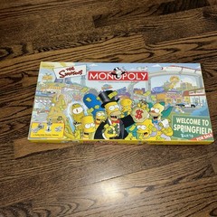 Hasbro Monopoly The Simpsons Edition Board Game Complete
