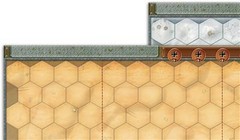 Days of Wonder Memoir 44 Winter-Desert Board Map DOW 7304