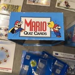 Vintage 1995 Mario Quiz Cards Atlas Editions Factory Sealed Cards Manual Box Ad