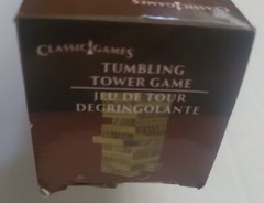Tumbling Tower Game 72pc Wooden Stacking Blocks 2 to 4 Players Factory Sealed