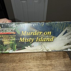 Murder Mystery Murder On Misty Island Dinner Party Game Sealed NEW