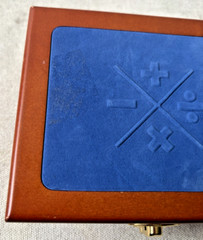 Levenger Krypto Game In Original Wooden Levenger Box 4.5″x 5.5″ EUC