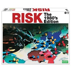 Risk 1980s Edition Classic Board Game World Domination Strategy Game
