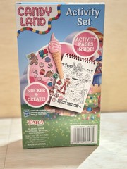 Hasbro Candy Land Activity Pad 3O Pages Includes Stickers & Pen~ Ages 3+