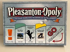 Pleasanton Opoly Board Game Late For The Sky