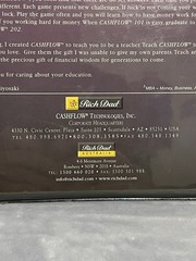 CASHFLOW Investing 101 Board Game Rich Dad Poor Dad Robert Kiyosaki + More Media