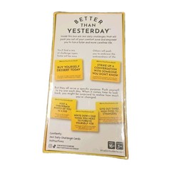 Better Than Yesterday Card Game Of 365 Daily Challenges 2022 Ages 16+