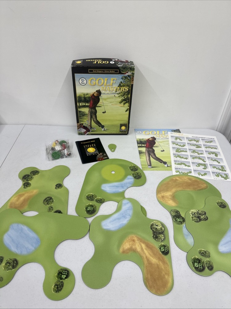 Gold Sieber Boardgame Golf Masters Complete