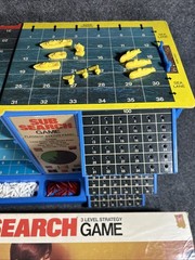 Vintage 1973 Milton Bradley Sub Search 3 Level Board Game 100% Complete