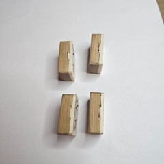 ~4~ c.1920-30s MAH-JONG BAMBOO BONE TILES #7 “CHARACTER~SYMBOL” MA JONGG MAHJONG