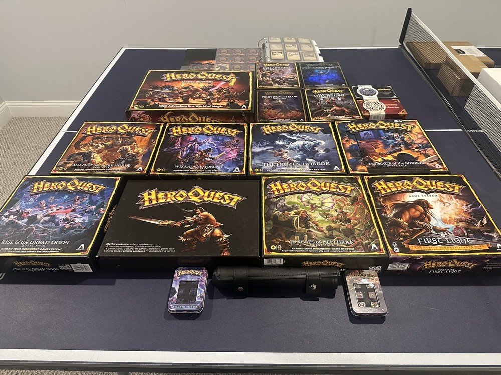 Massive HeroQuest Bundle with All Expansions Plus Guardian Knights and More!