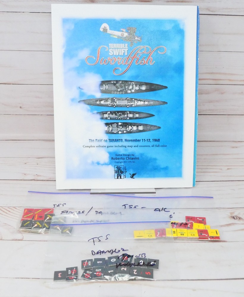 ATO Against the Odds, Terrible Swift Swordfish, Solitaire Game, Complete-Punched