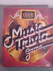 Vtg Solid Gold Music Trivia game 1984 Ideal Board Game, pre-owned