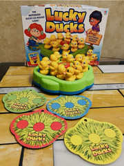 1999 Milton Bradley Lucky Ducks Game – Complete – Vintage Moving Family Board