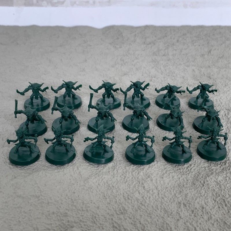 18pcs Goblins Warriors Female Goblins Miniatures Heroquest Board Game Minis DND