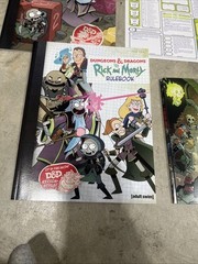 Dungeons And Dragons VS Rick And Morty D&D Tabletop Role Playing Game -COMPLETE!