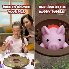 Pigs on Trampolines – Silly Fast Fun Family Night Game for Kids & Adults