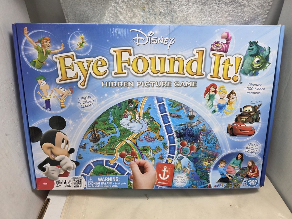2013 Disney Eye Found It! Wonderforge Board Game ( Complete)