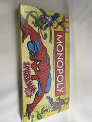 Monopoly Spider-Man Collector’s Edition Board Game (USAopoly) Complete