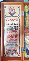 Jumanji the Game Real Wooden Box Edition of the Classic Adventure Board Game