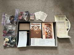 Vintage 1989 Hero Quest Fantasy Board Game Games Workshop MB Games 99% Complete