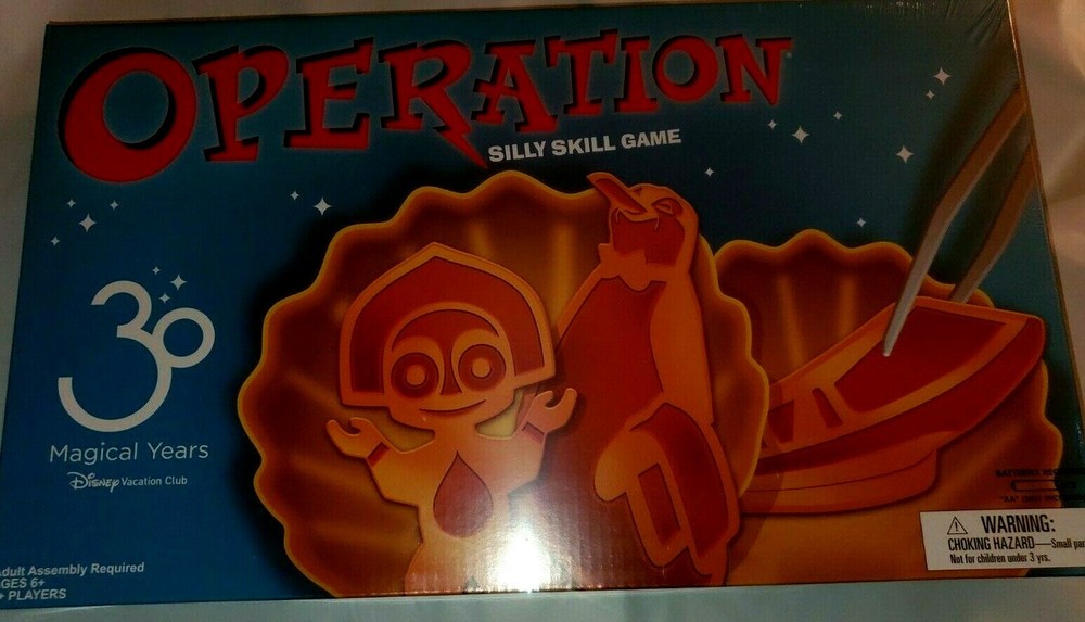 Hasbro Operation Created for Disney Vacation Club Members NIB