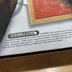 Milton Bradley 4034 Scrabble Deluxe Edition Board Game 2001