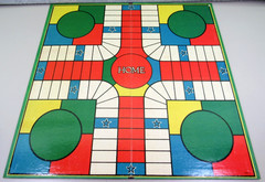 The Game of India BOARD ONLY Milton Bradley VTG1981 Like Parcheesi Replacement