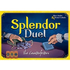 The Counterfeiters Expansion Splendor Duel Game for 2 Players Space Cowboys Card