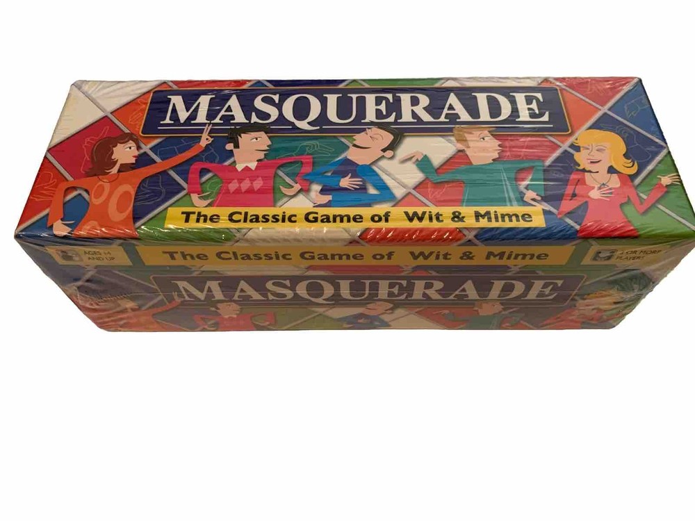 New Cheatwell Games Masquerade Classic Game of Wit Mime 3+ players Age 14 and up