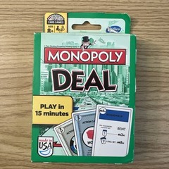 Monopoly Deal Card Game – Play Monopoly in 15 Minutes! by Hasbro – USA Complete