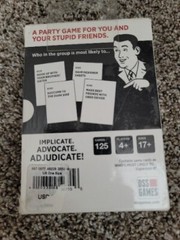 Who’s Most Likely to… A Party Game by Drunk Stoned Stupid Games -NEW Complete 