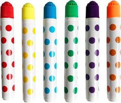 Bingo Daubers 6 Pack in Mixed Colors