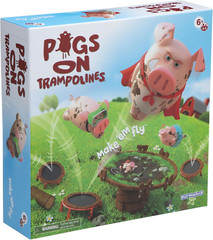 Pigs on Trampolines Board Games – Family Game, Kids Games, Multi-Player, Board G