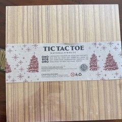 Jumbo Tic Tac Toe Table Game Set American Vintage Style Oversized 15 in