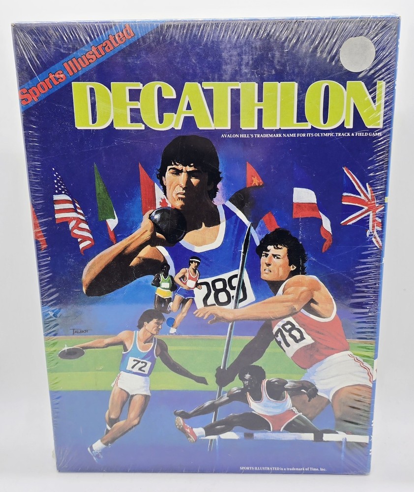 Rare Sports Illustrated: Decathlon Board Game Avalon Hill 3rd Edition New Sealed