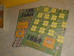 OMEGA GAMES 1864 YEAR OF DECISION MOSTLY UNPUNCHED COMPLETE WAR GAME