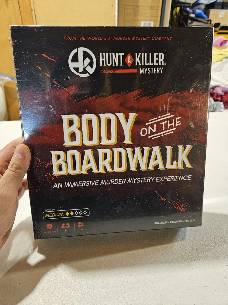 Hunt a Killer Mystery Body On the Boardwalk Board Game Brand New Sealed