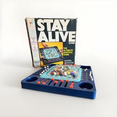 Milton Bradley Stay Alive Vintage Survival Board Game MPN 4105 Ages 8+ Adult