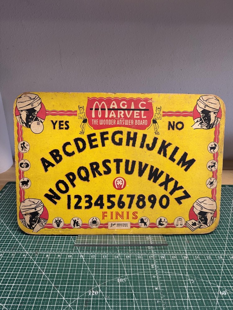 Vintage Rare 1944 Lee Industries Magic Marvel the Wonder Answer Ouija Board