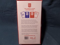 Never Have I Ever Fun Party Card Game Ages 17+