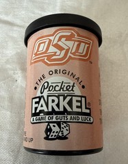 Vintage 2001 Original Pocket Farkel Dice Game OSU Cowboys W/Instructions Free SH